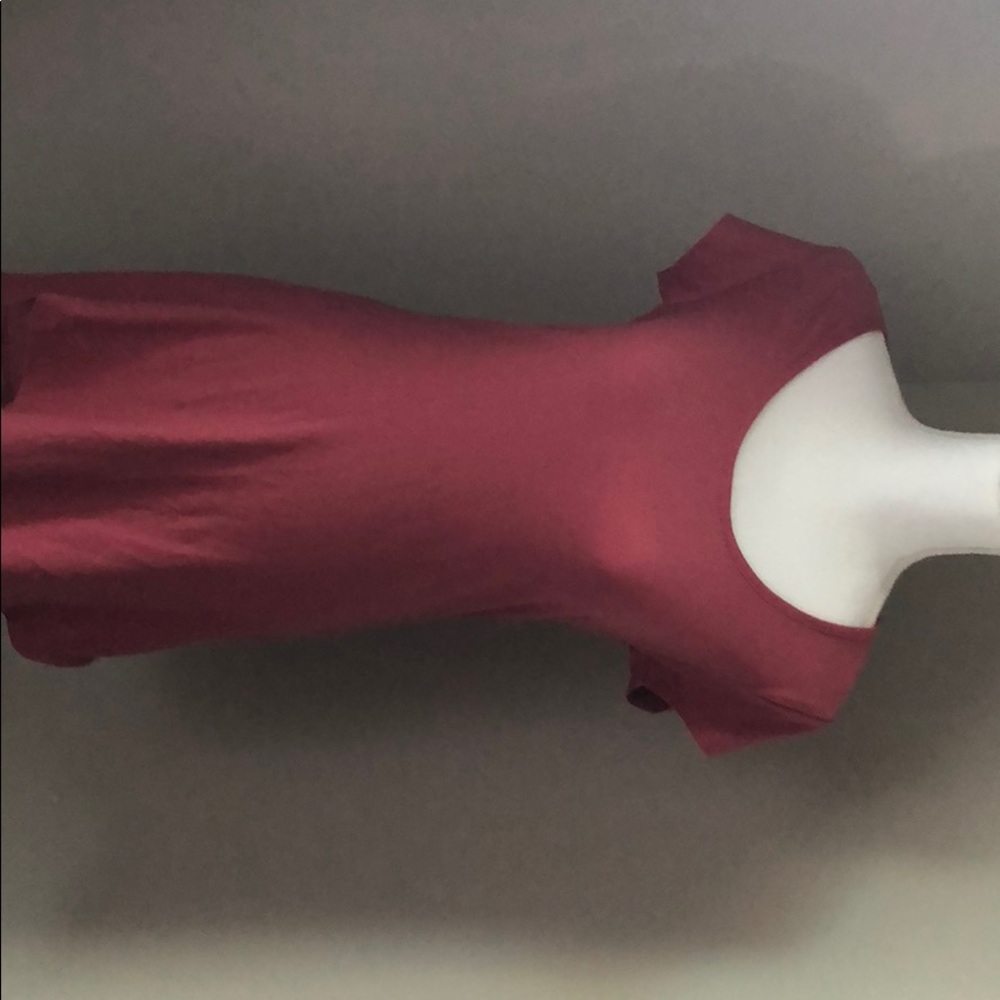 Mauve stretchy tshirt dress size large
